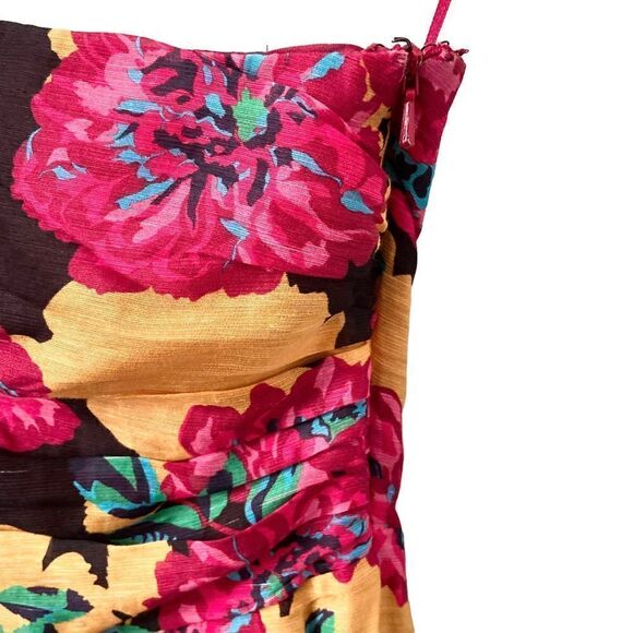 NEW La Maison Talulah One Shoulder Floral Ruffled Mini Dress in Size Small - Picture 4 of 10